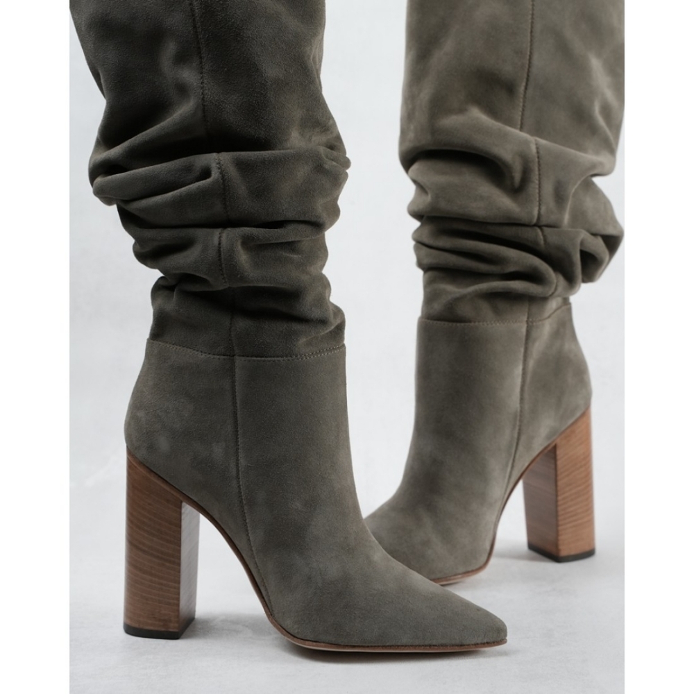 Jeffrey Campbell Suede Slouchy Boots NWT Sz 10 - Picture 9 of 10